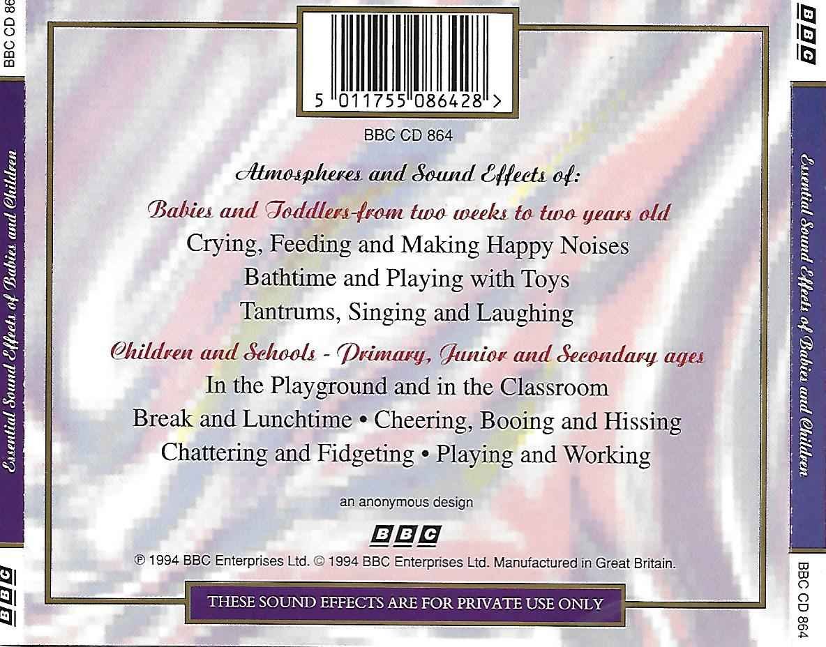 Back cover of BBCCD864